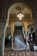Moorish palace interior